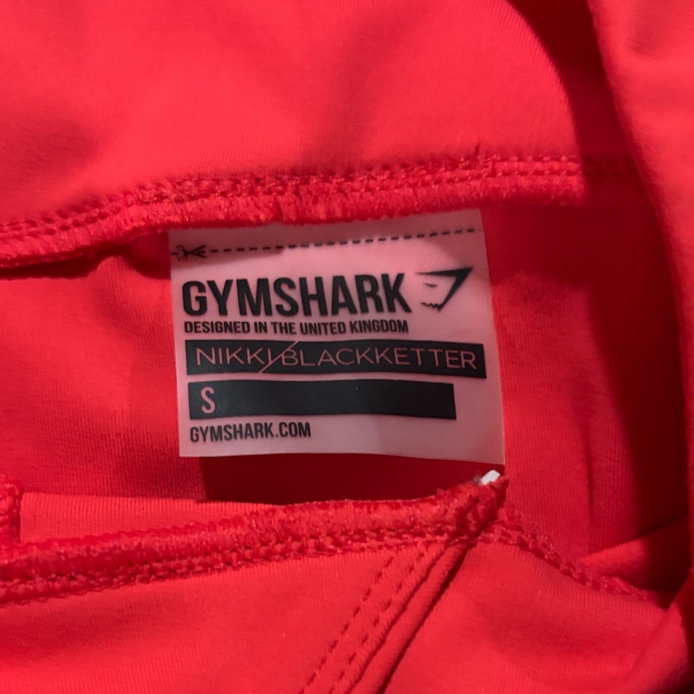Gymshark Women's Leggings - Red and Coral - Picture 2 of 5